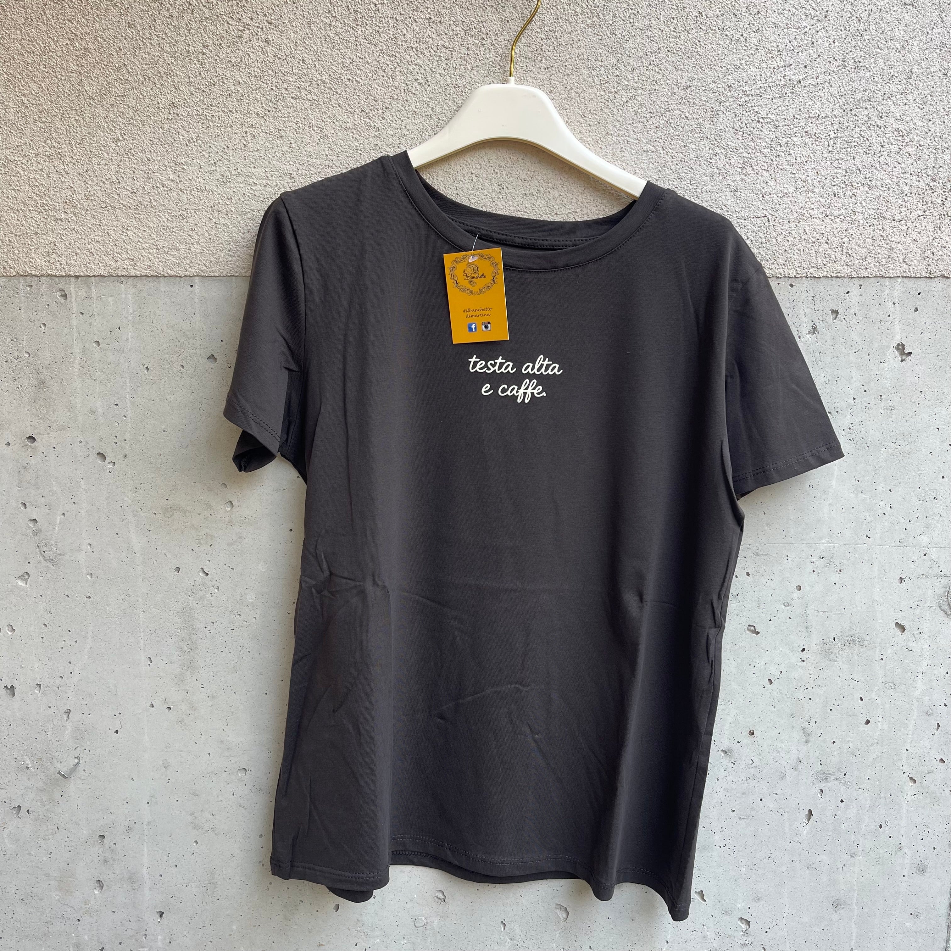 t-shirt “TESTA ALTA E CAFFÈ”