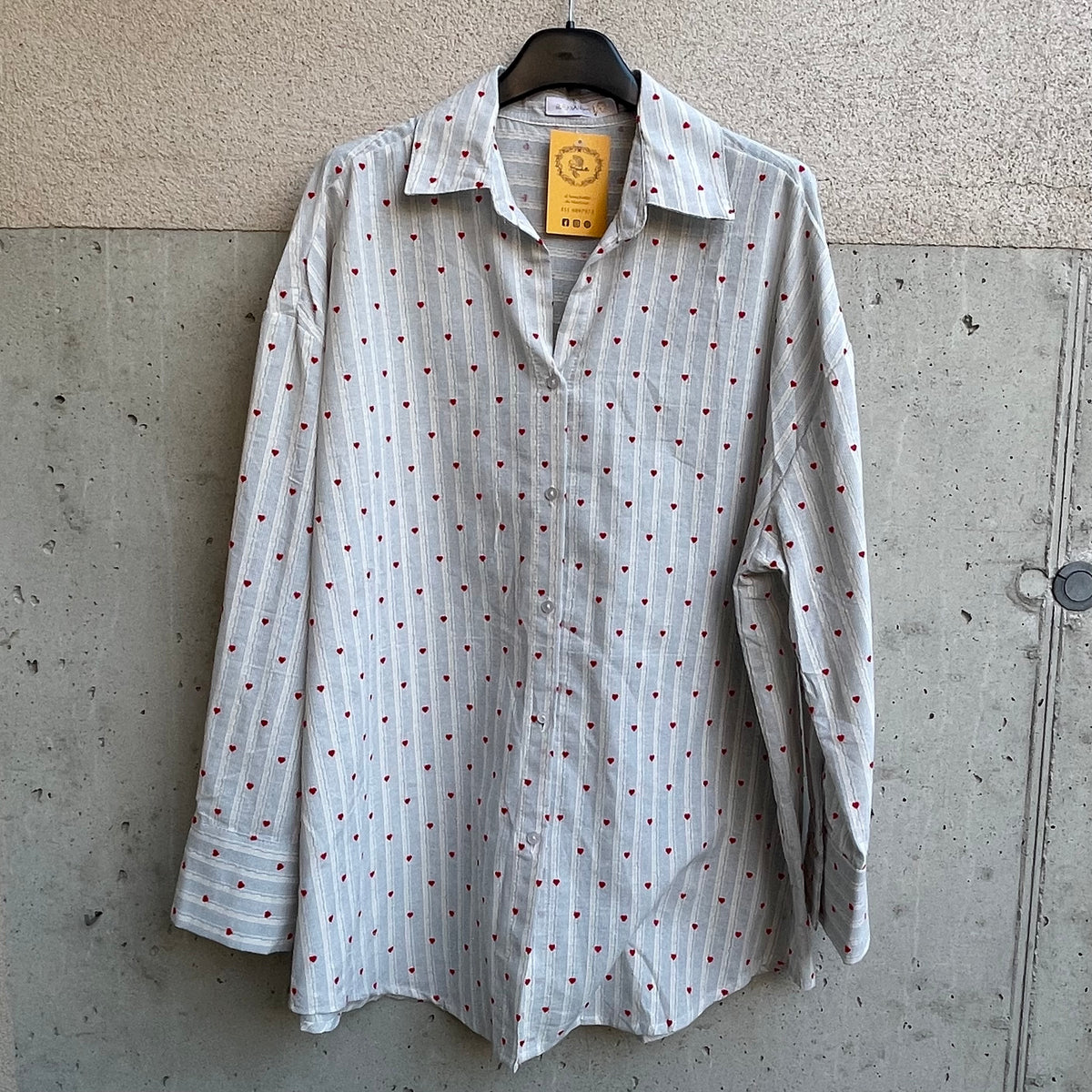 camicia cotone RIGHINE&CUORICINI