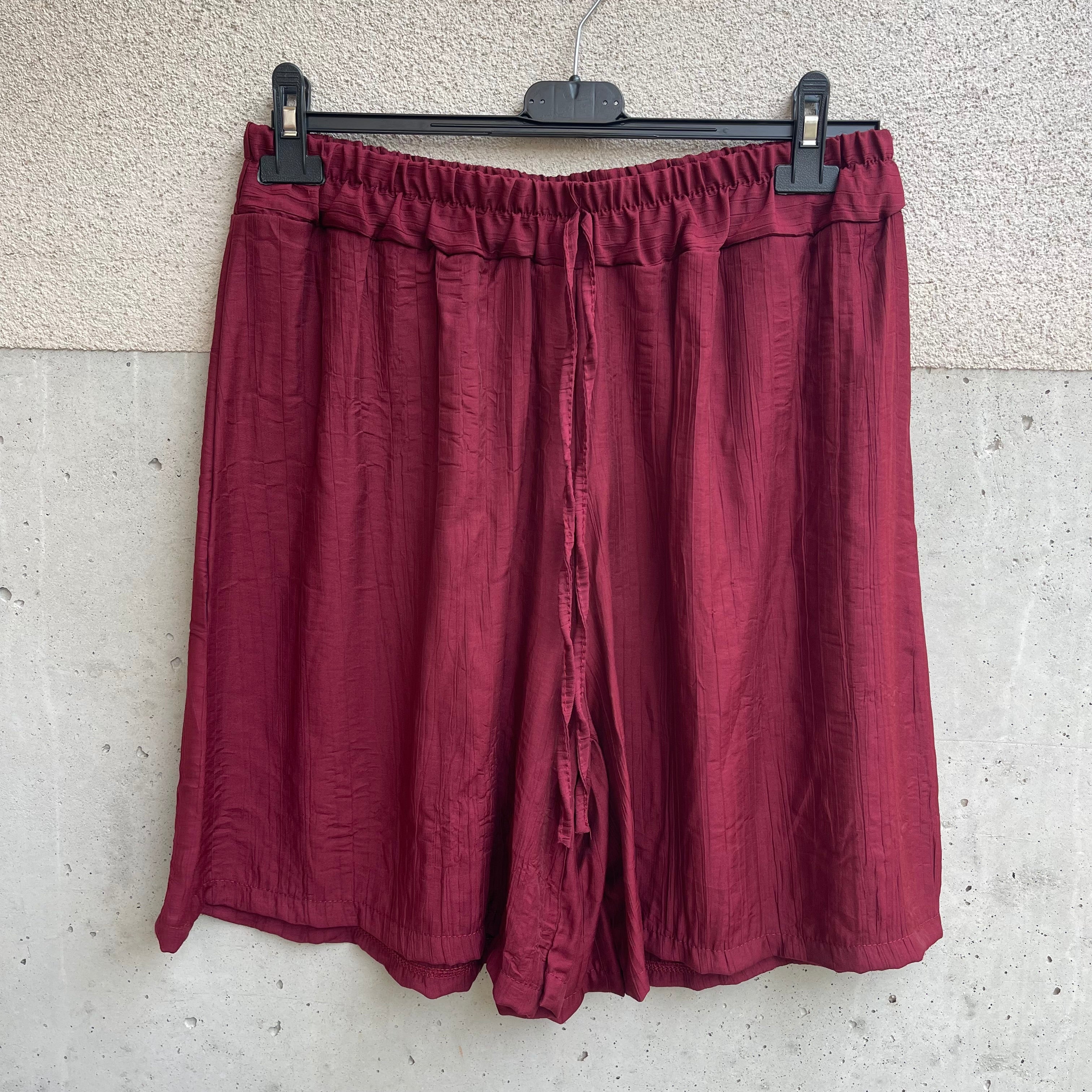 short OVER laccetto viscosa