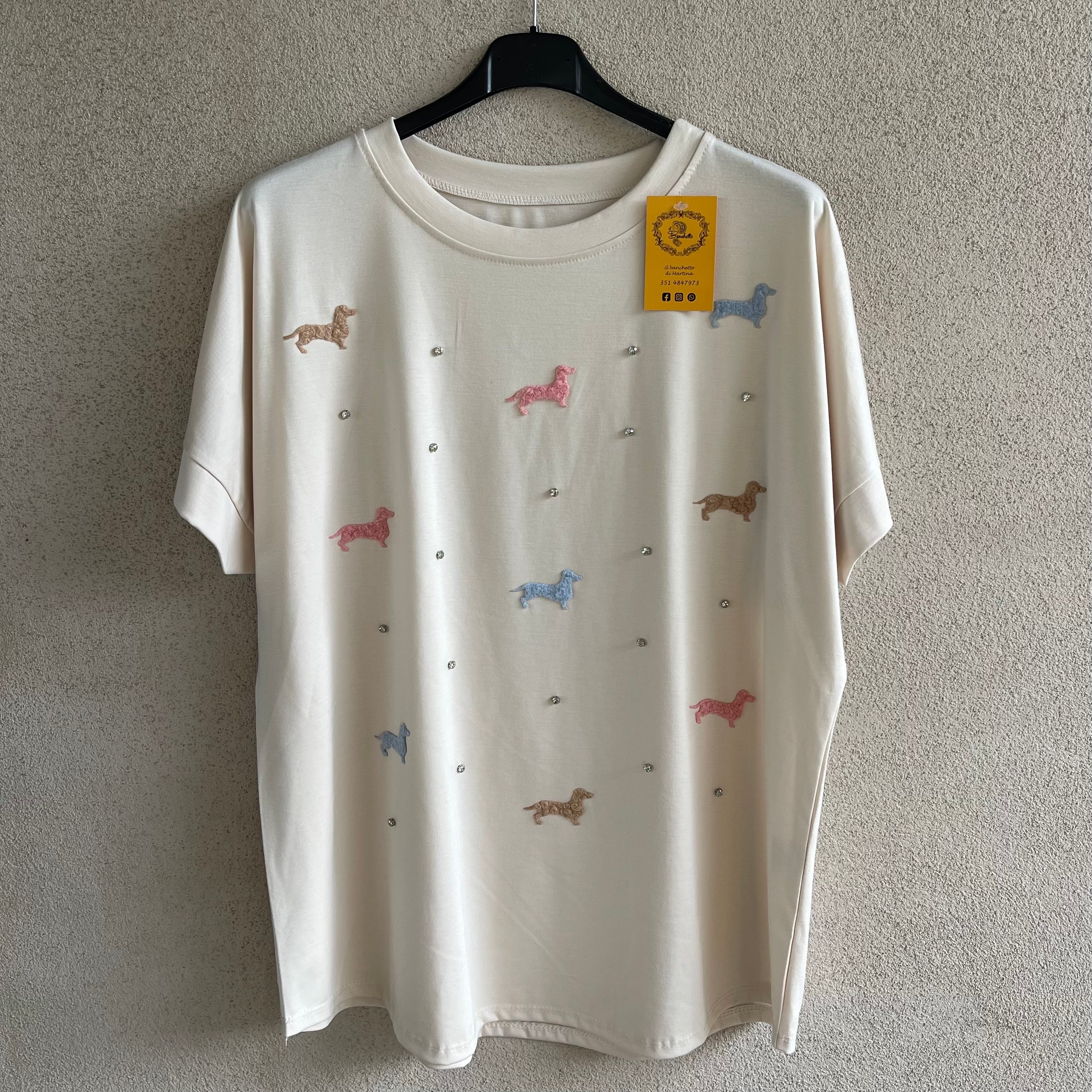 t-shirt CAGNOLINI&STRASS