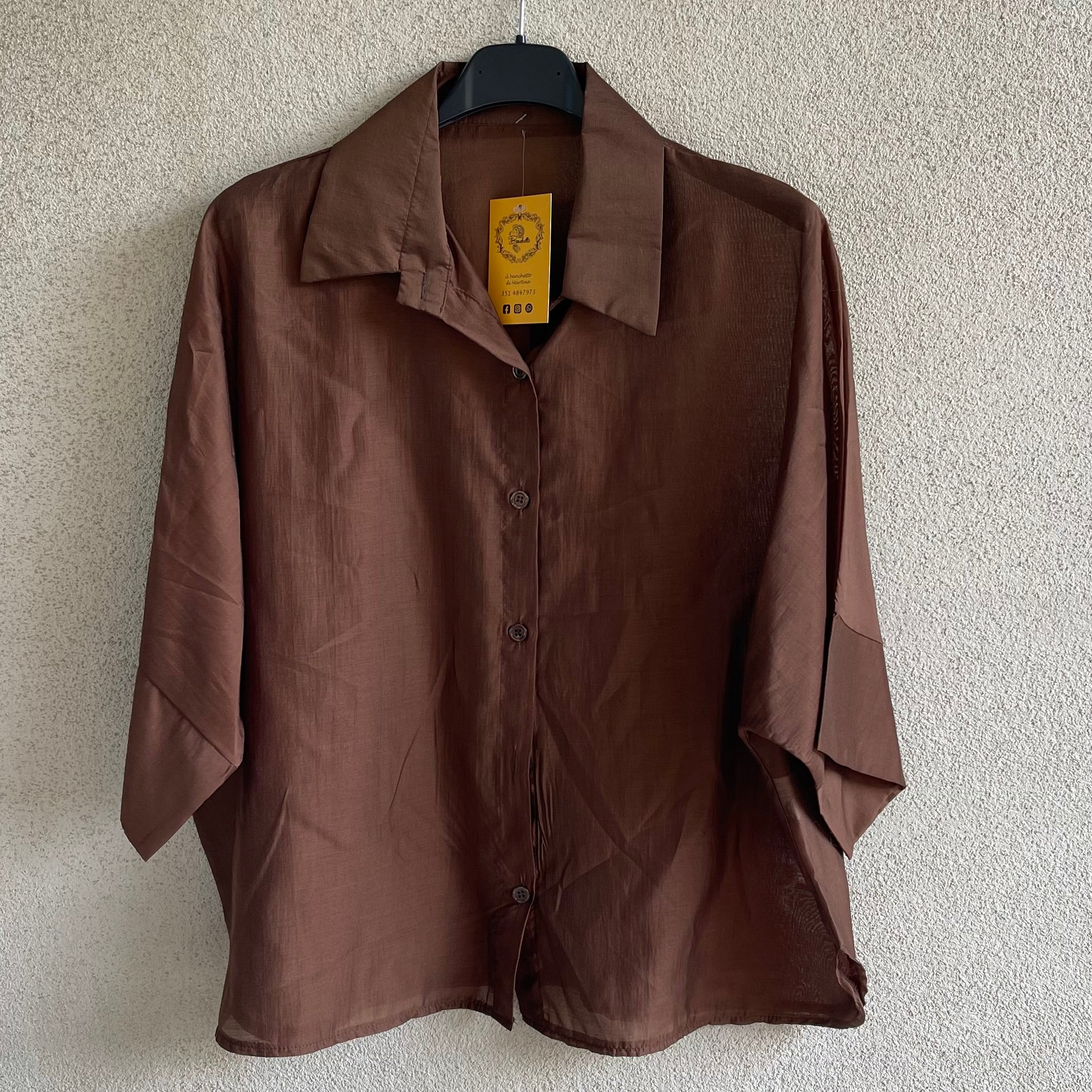 camicia over velata