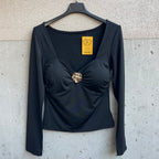 maglia coppe con ROSA DORATA