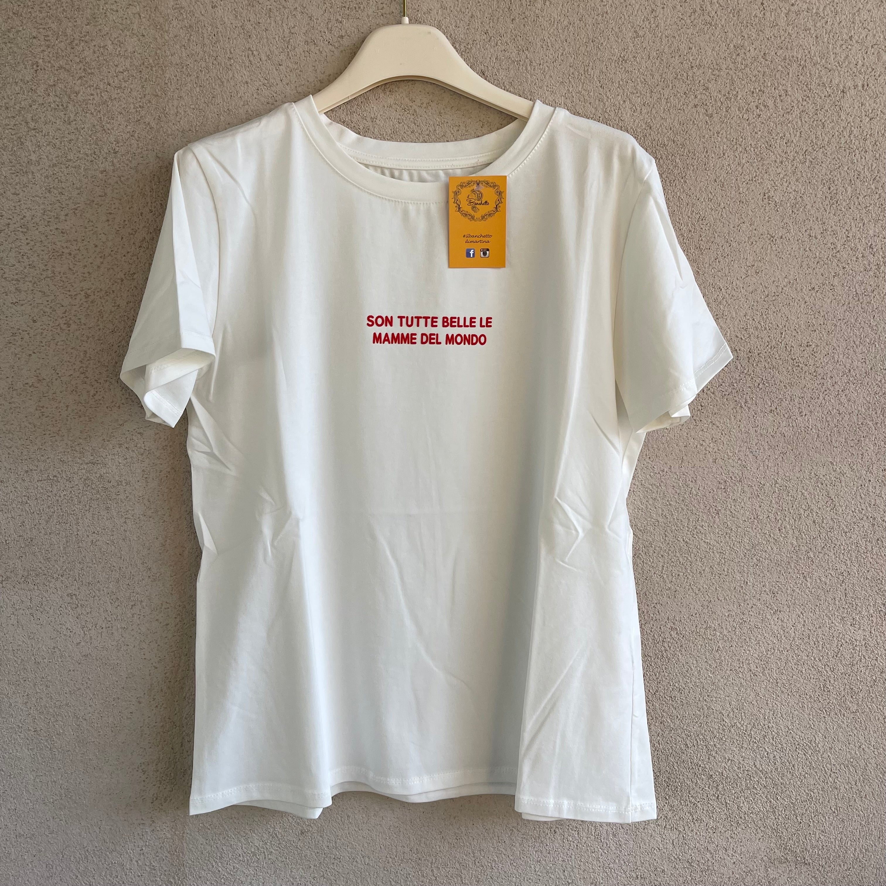 T-shirt SONO TUTTE BELLE LE MAMME DEL MONDO