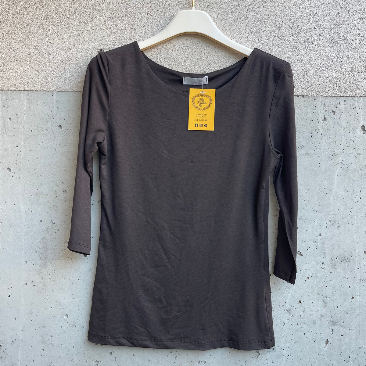 maglia BASIC girocollo manica 3/4