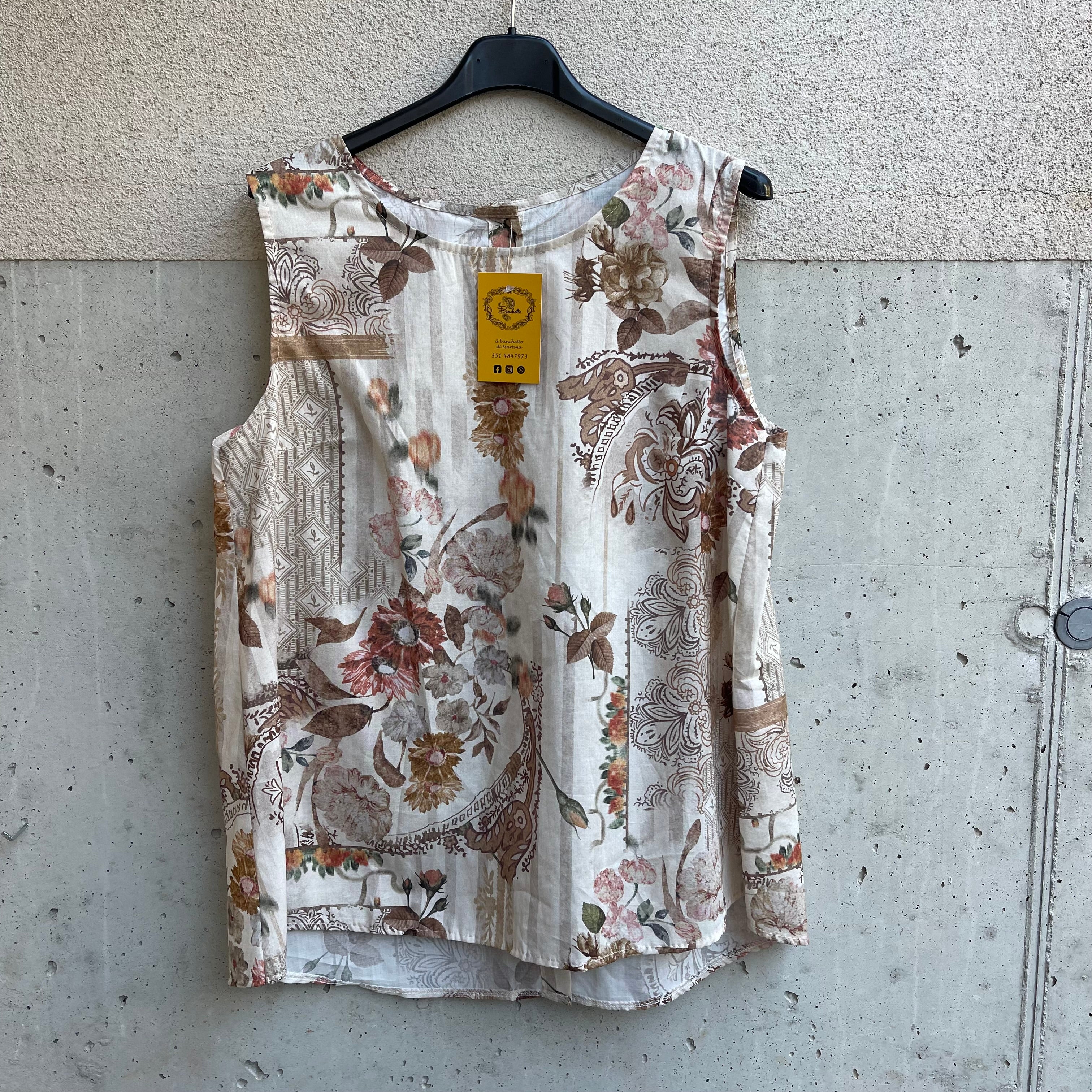 canottina cotone FLOREAL