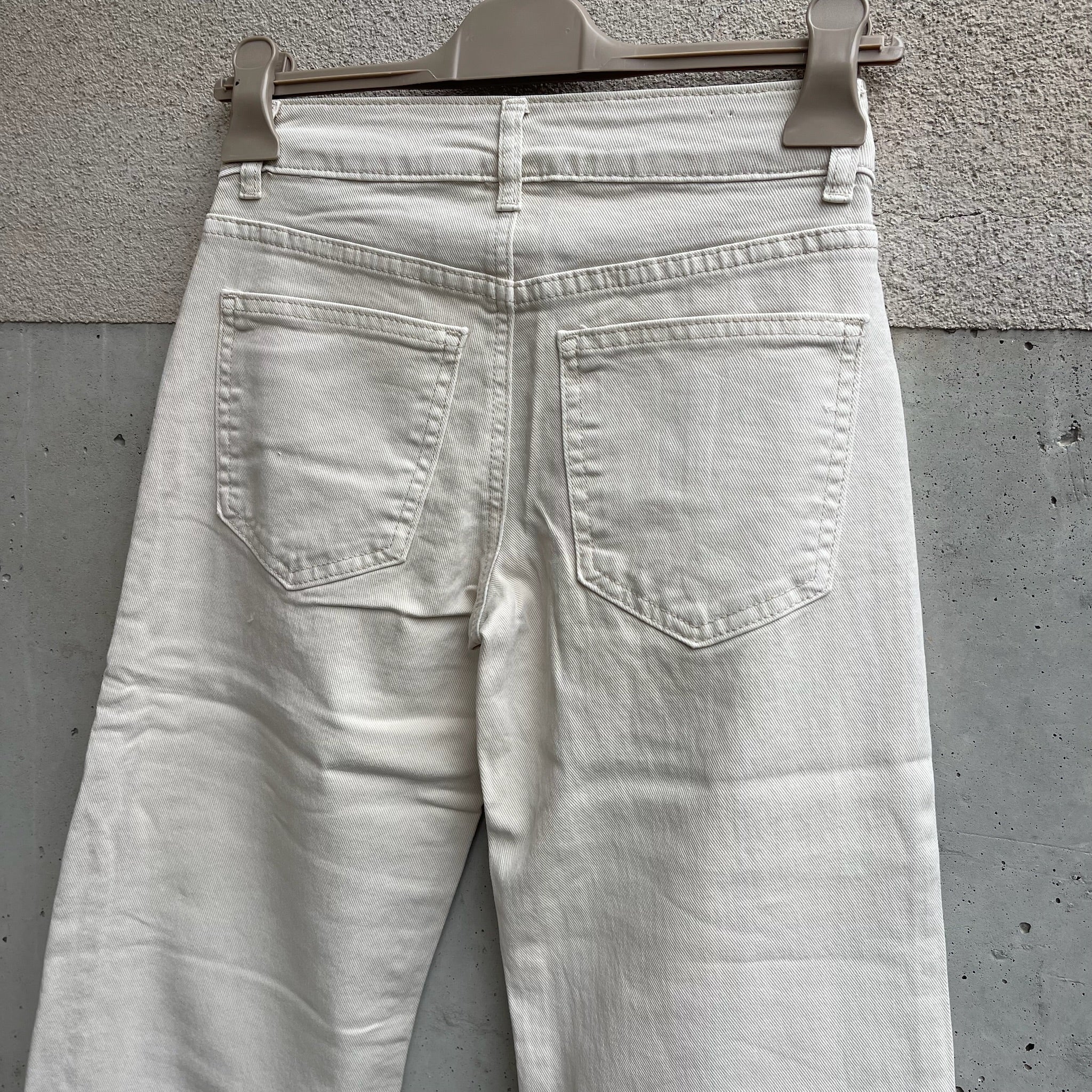 jeans palazzo beige