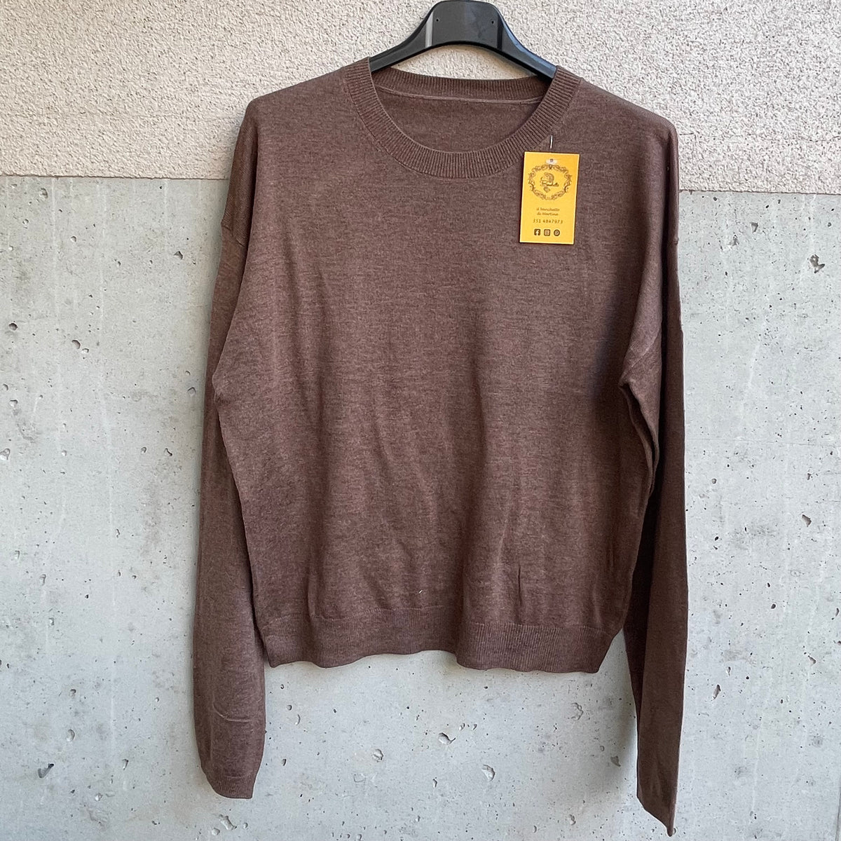 pullover girocollo