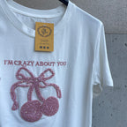 t-shirt CILIEGIE i’m crazy about you