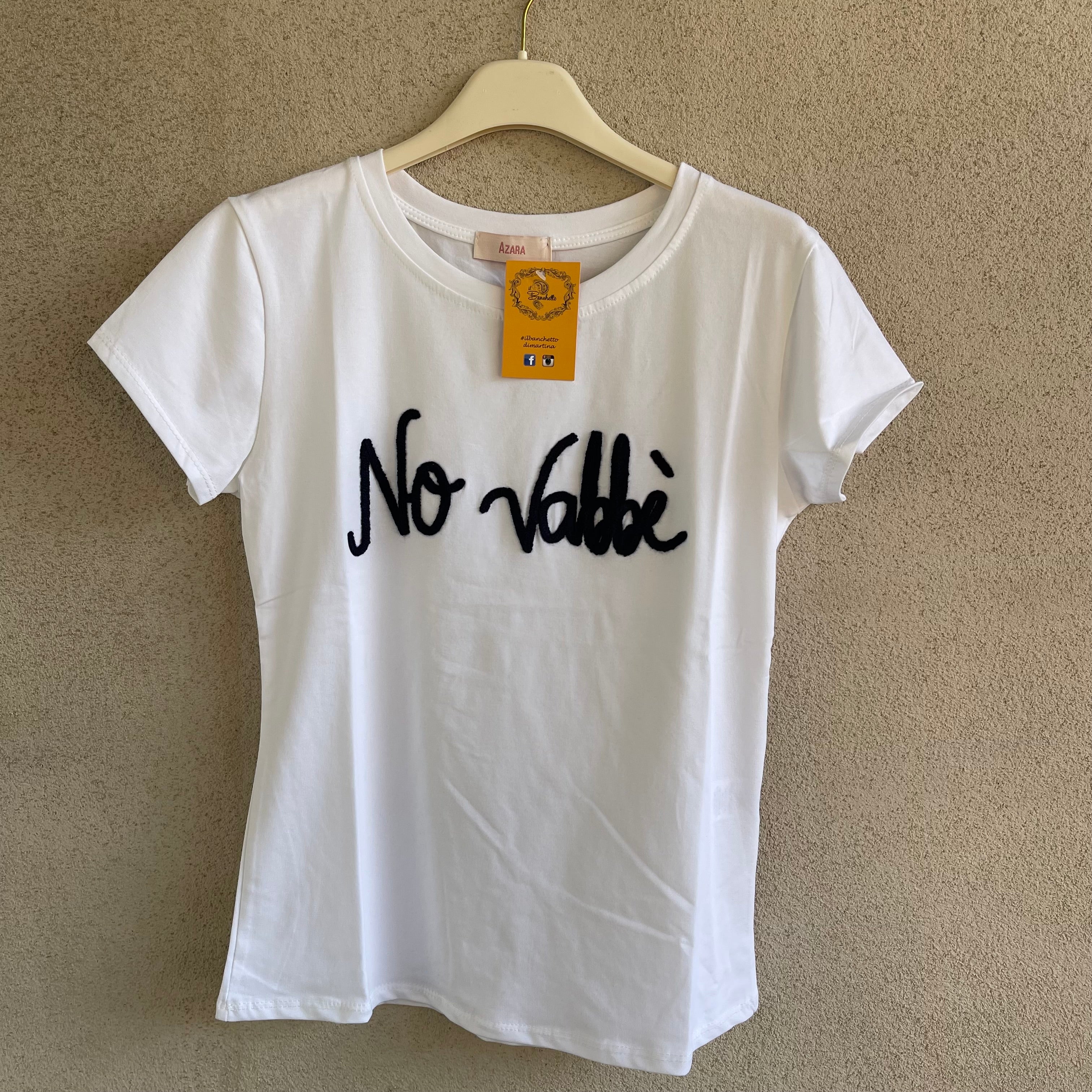 t-shirt “NO VABBÈ”