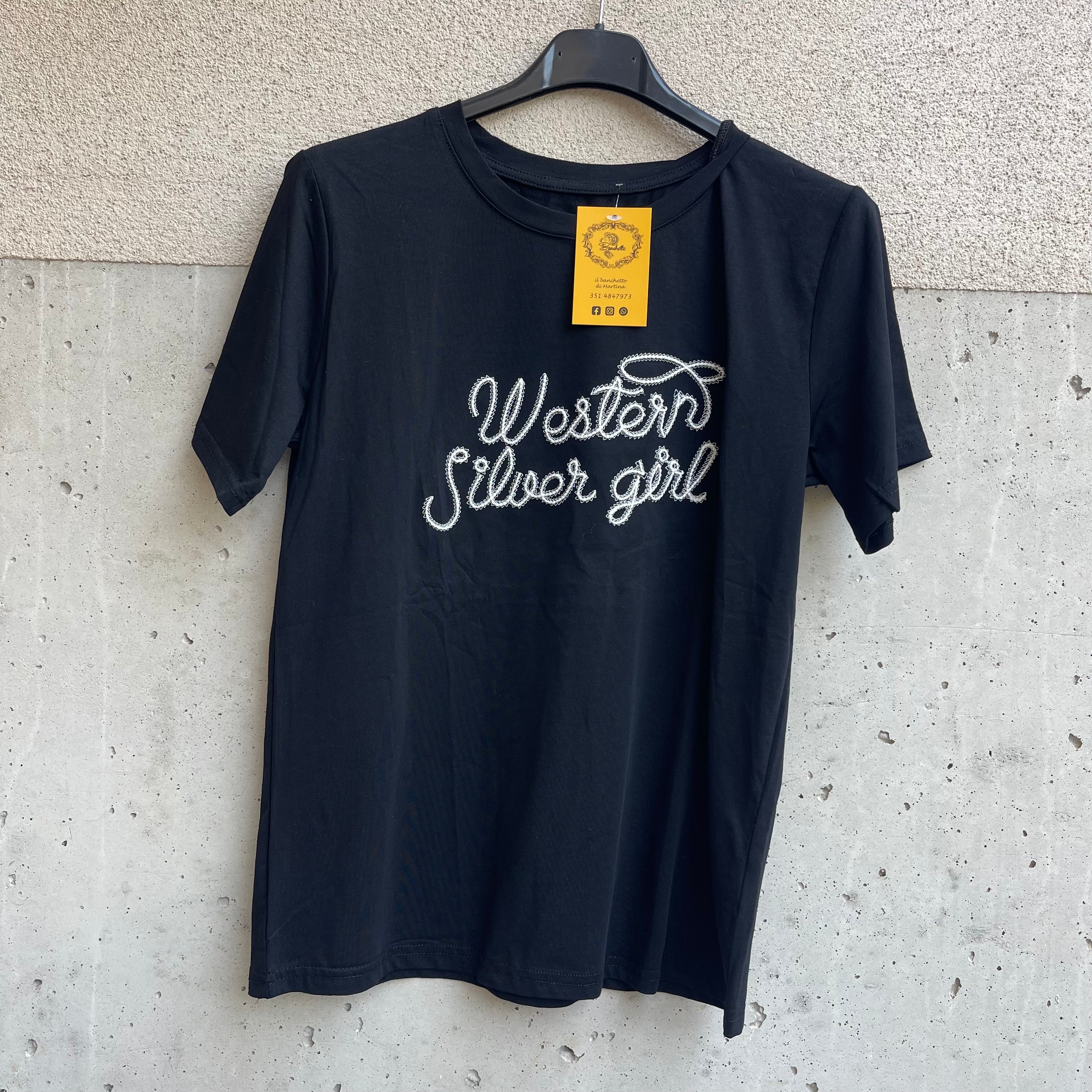 t-shirt WESTERN SILVER GIRL