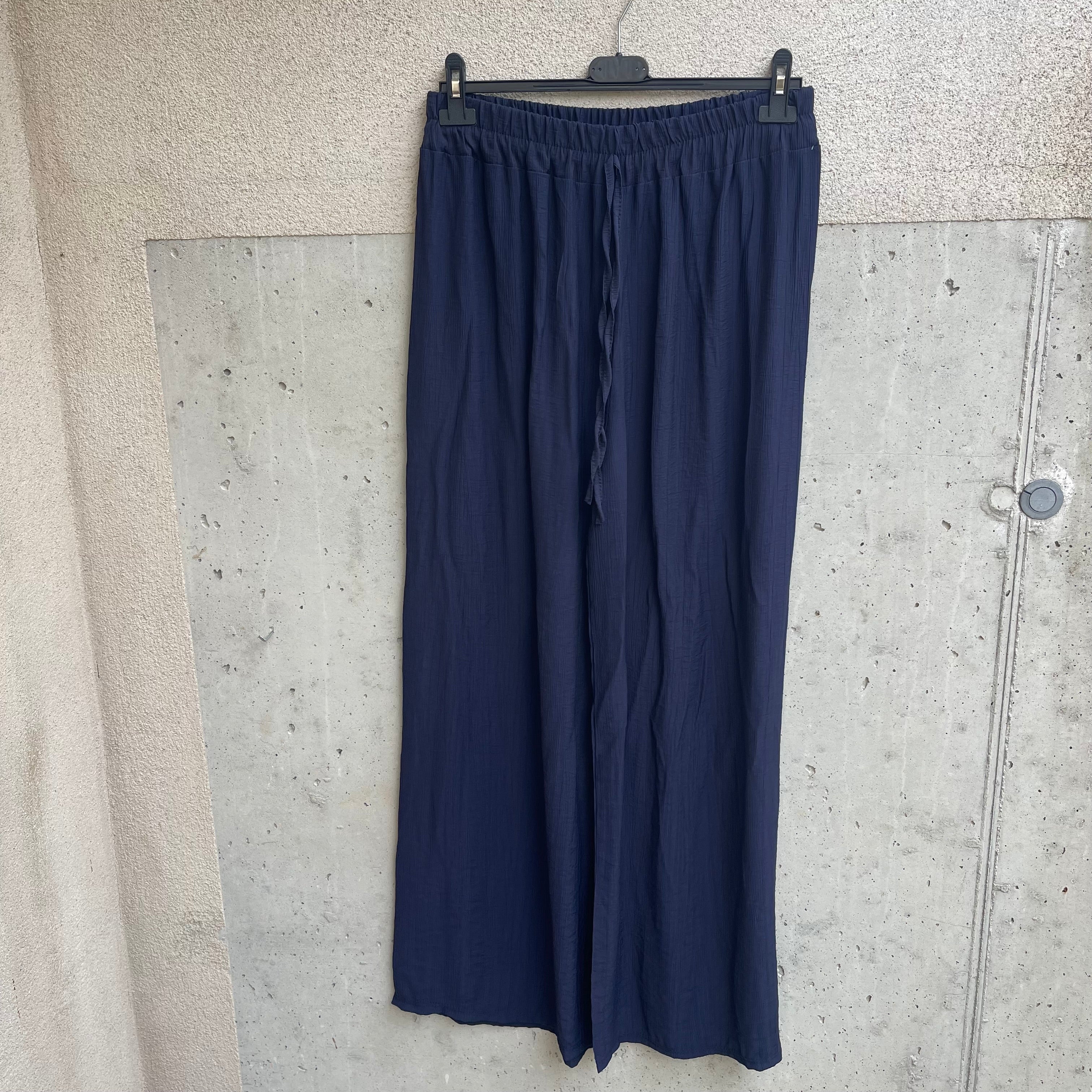 pantalone OVER palazzo crepè