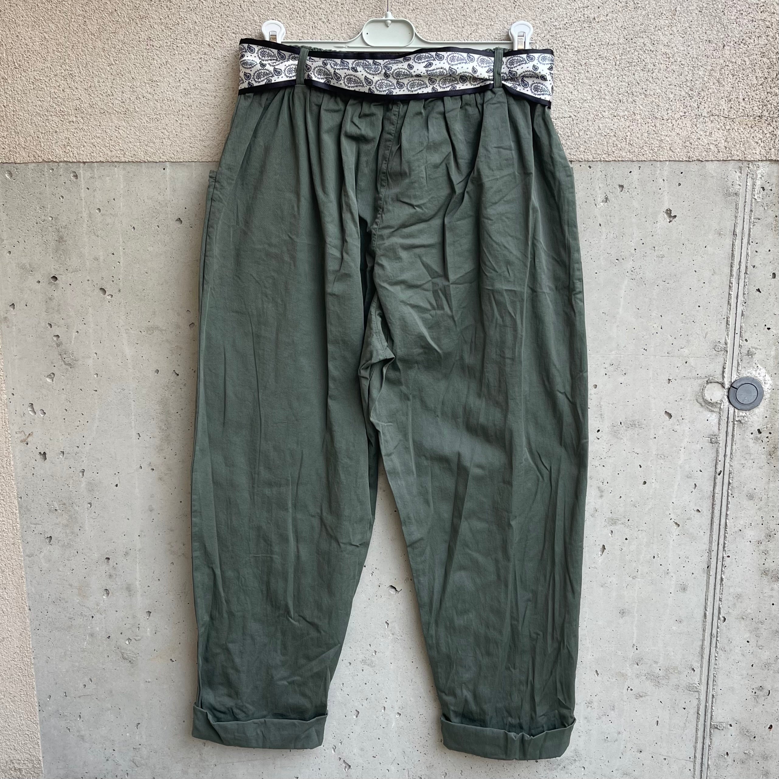pantalone OVER tela fusciacchina