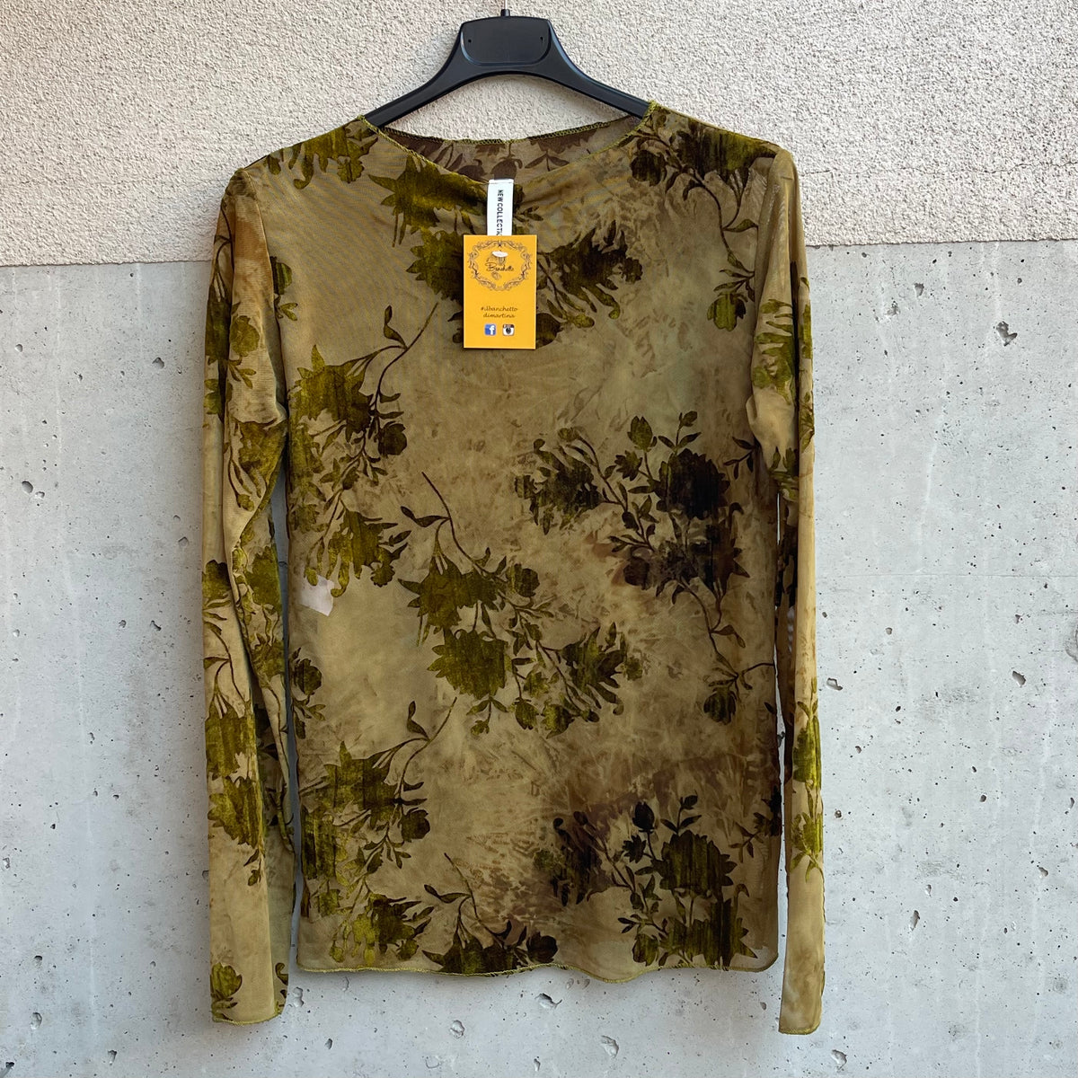 maglia FIORI vellutati