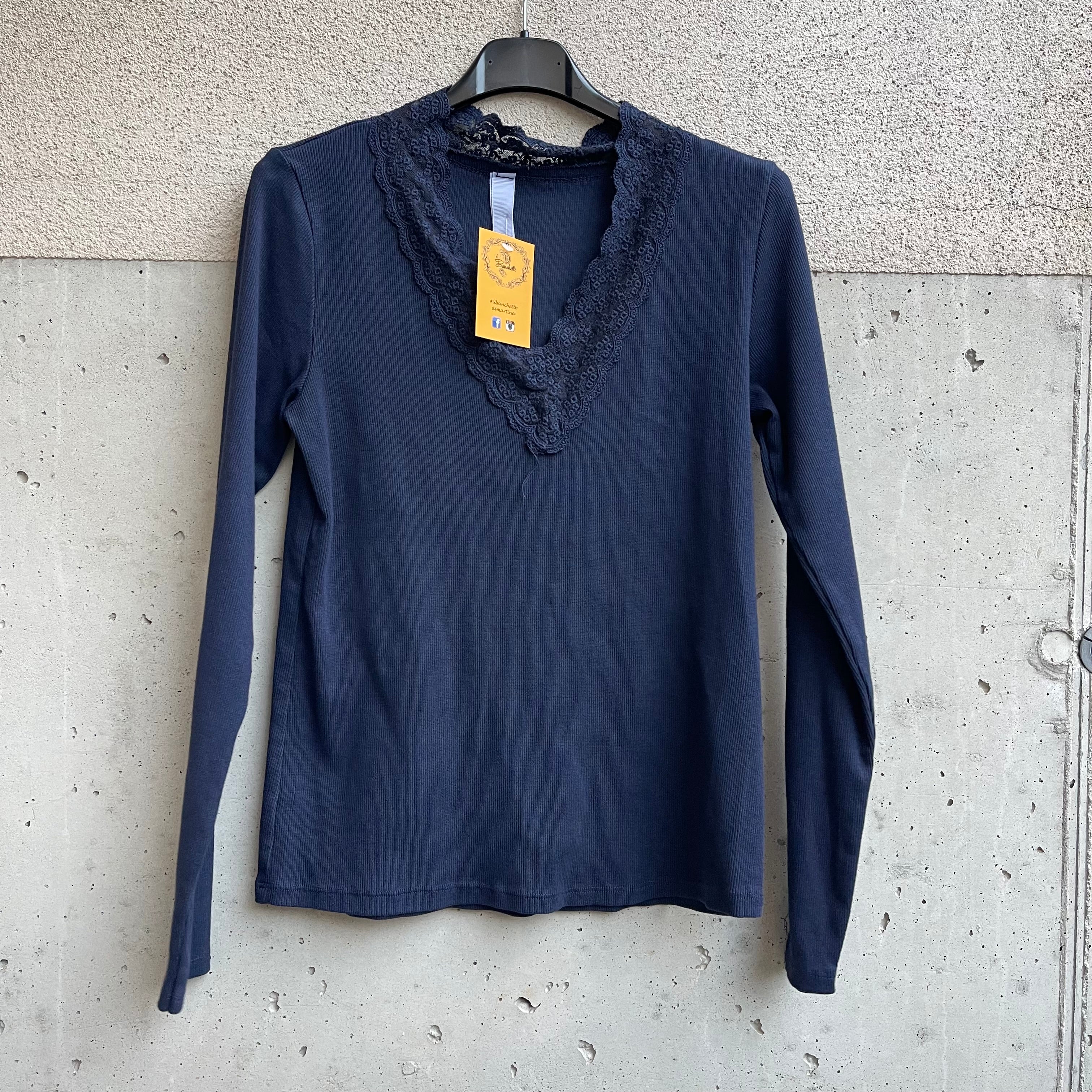 maglia V pizzo