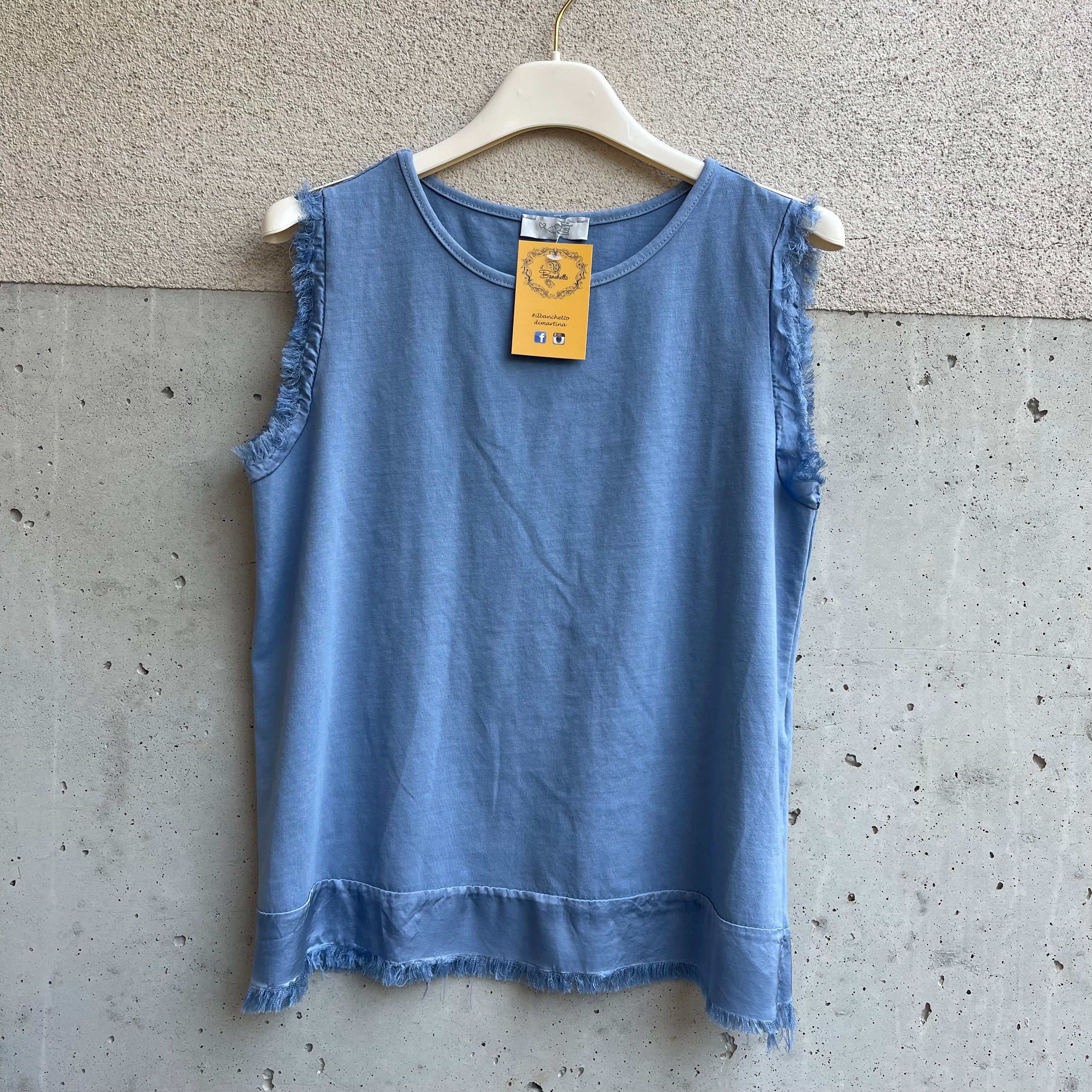 canottina cotone FRANGETTINA