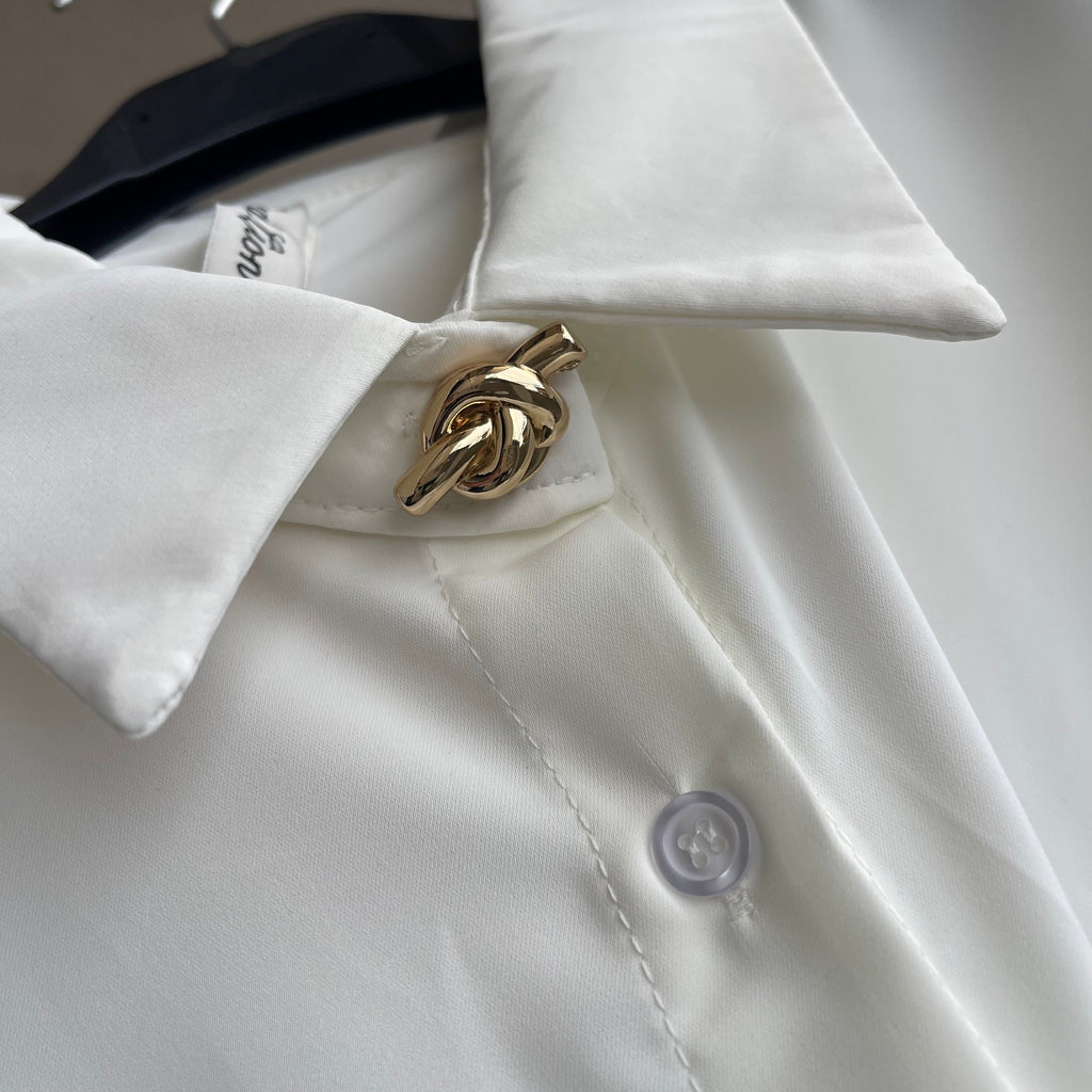 camicia FERMAGLIO DORATO