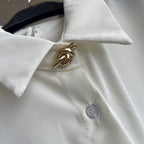 camicia FERMAGLIO DORATO