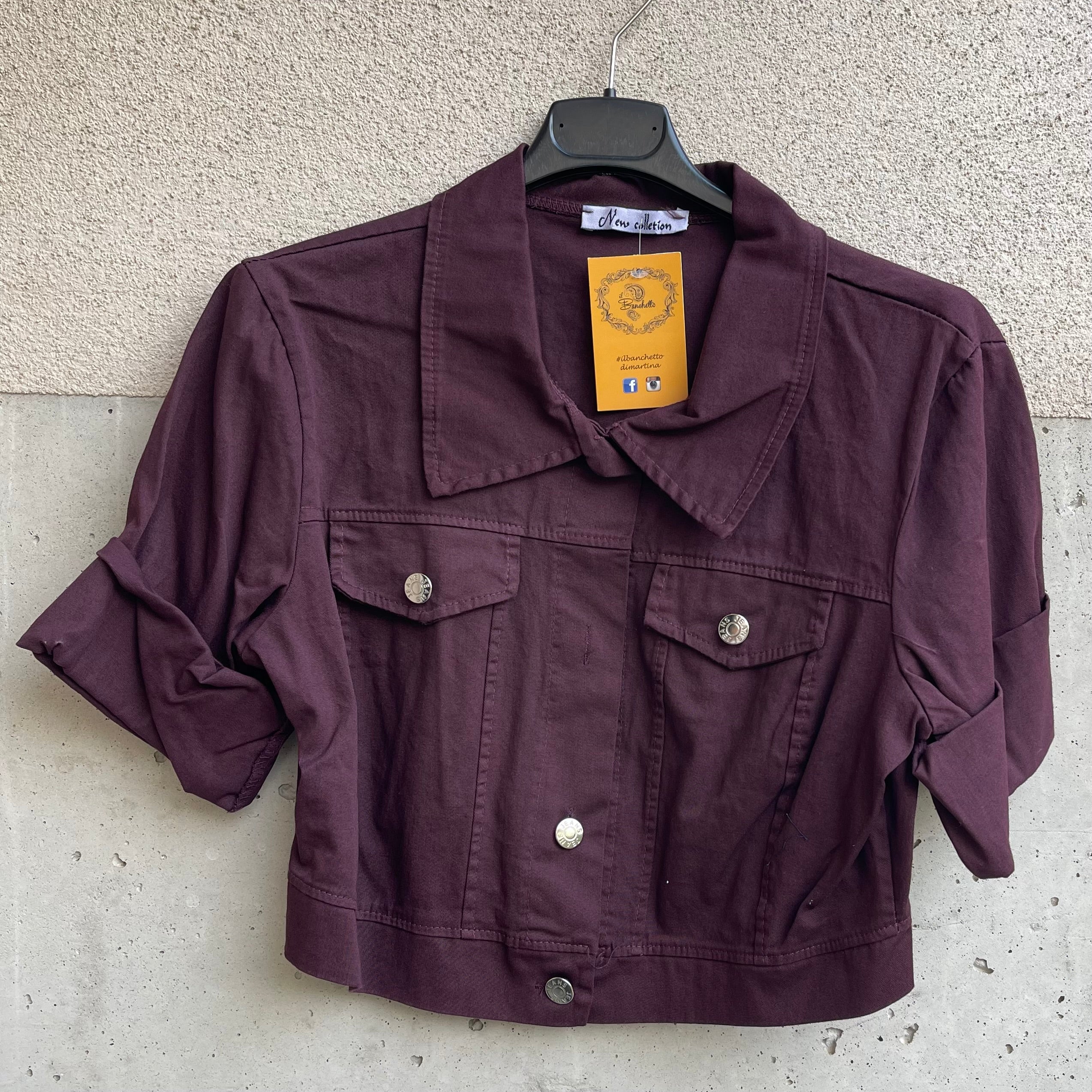 giacchino CROP cotone
