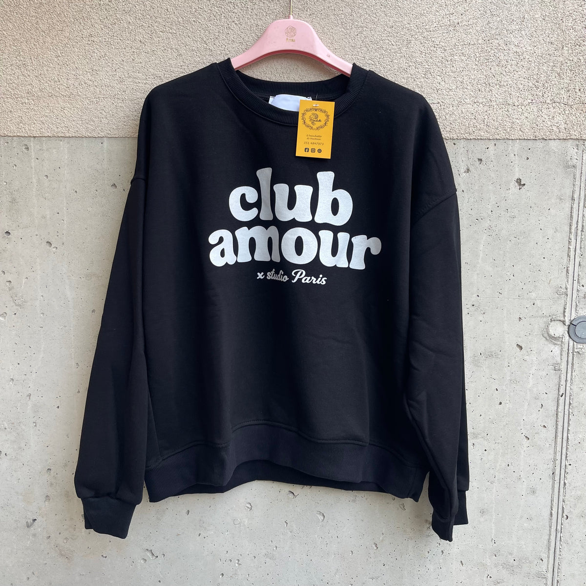 felpa over CLUB AMOUR x studio paris