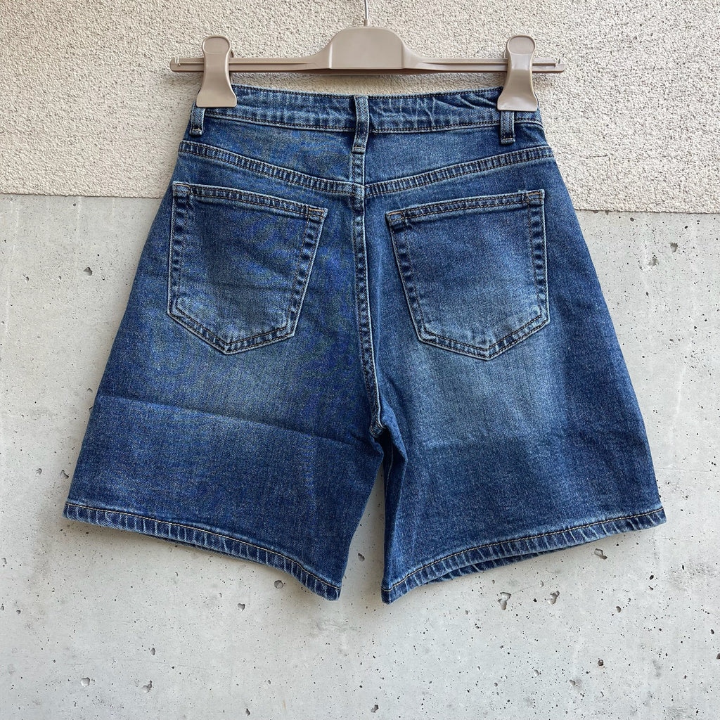 Bermuda jeans BLU SCURO