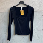 maglia licra scollo squadrato