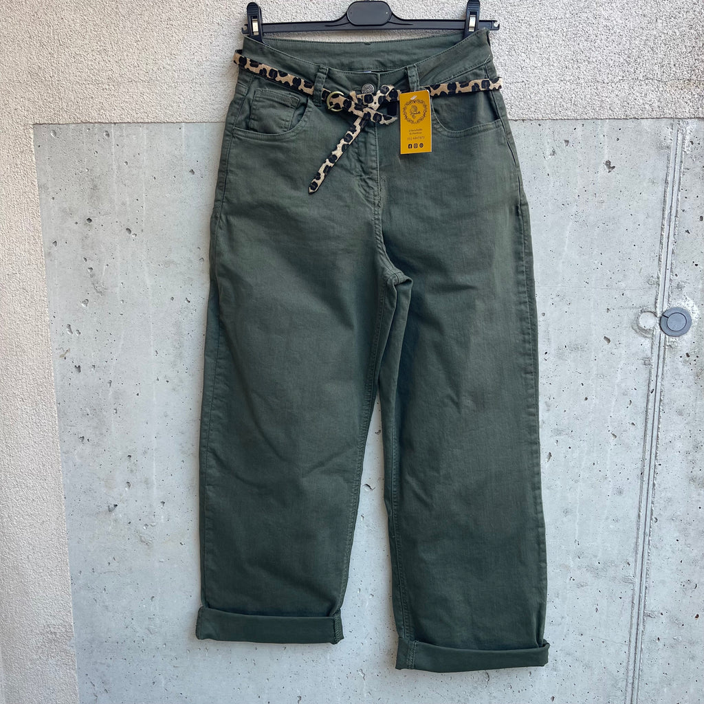 pantalone CROPPED SAFARI