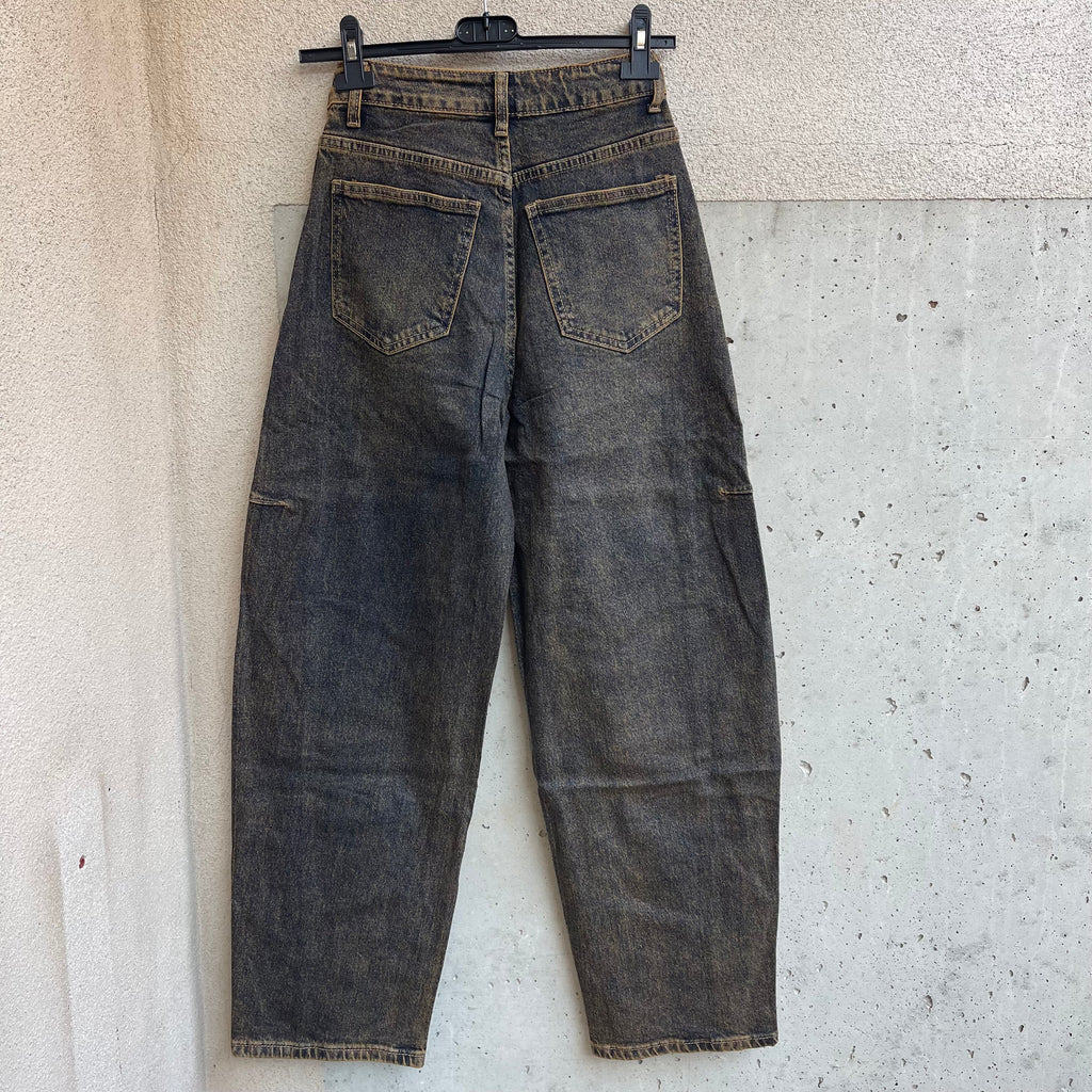 jeans BARREL marrone vintage