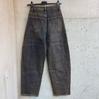 jeans BARREL marrone vintage