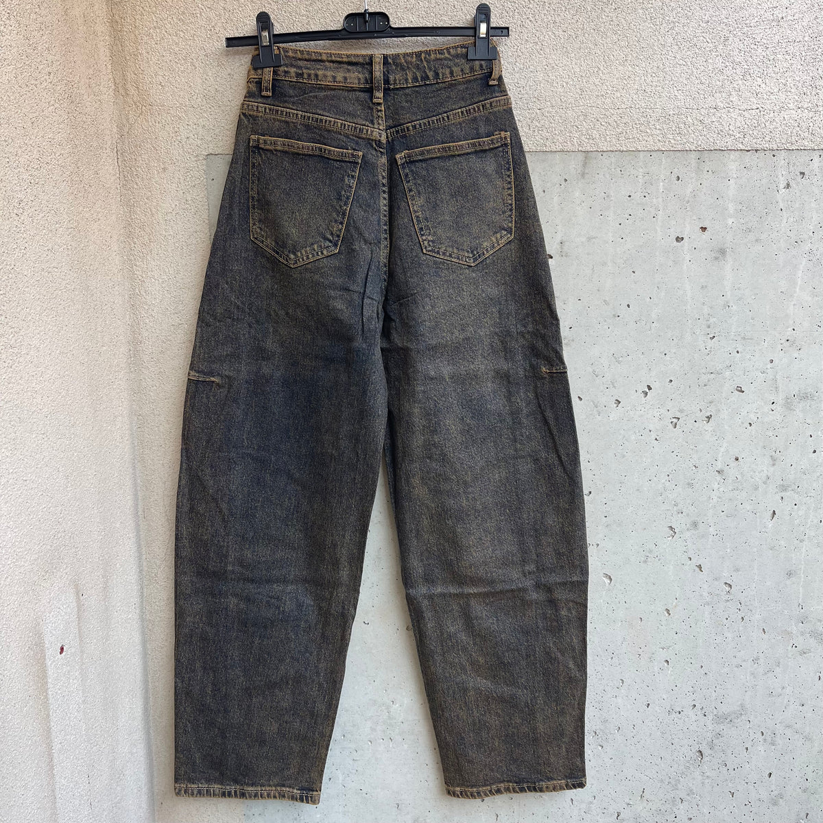 jeans BARREL marrone vintage