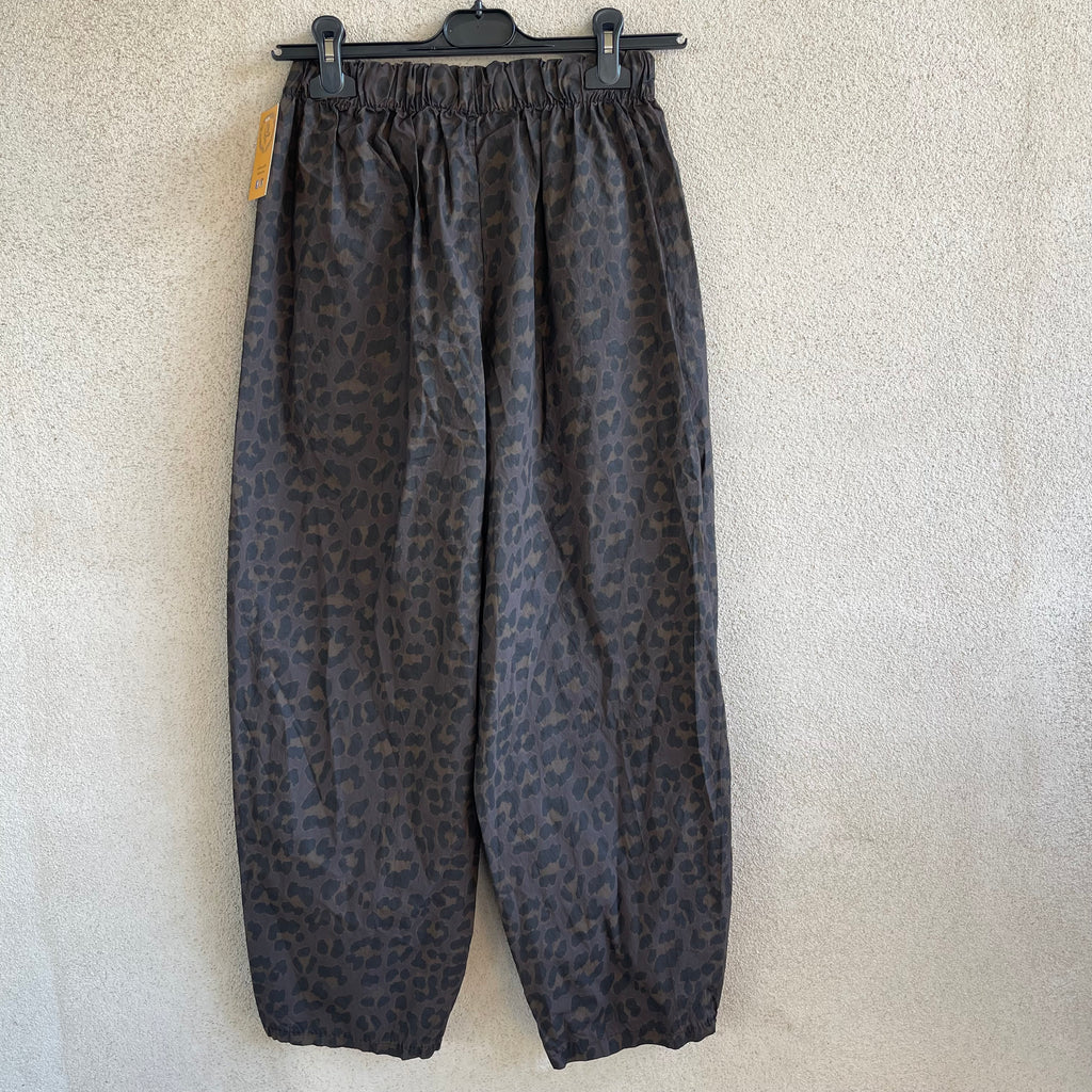 pantalone BARREL maculato