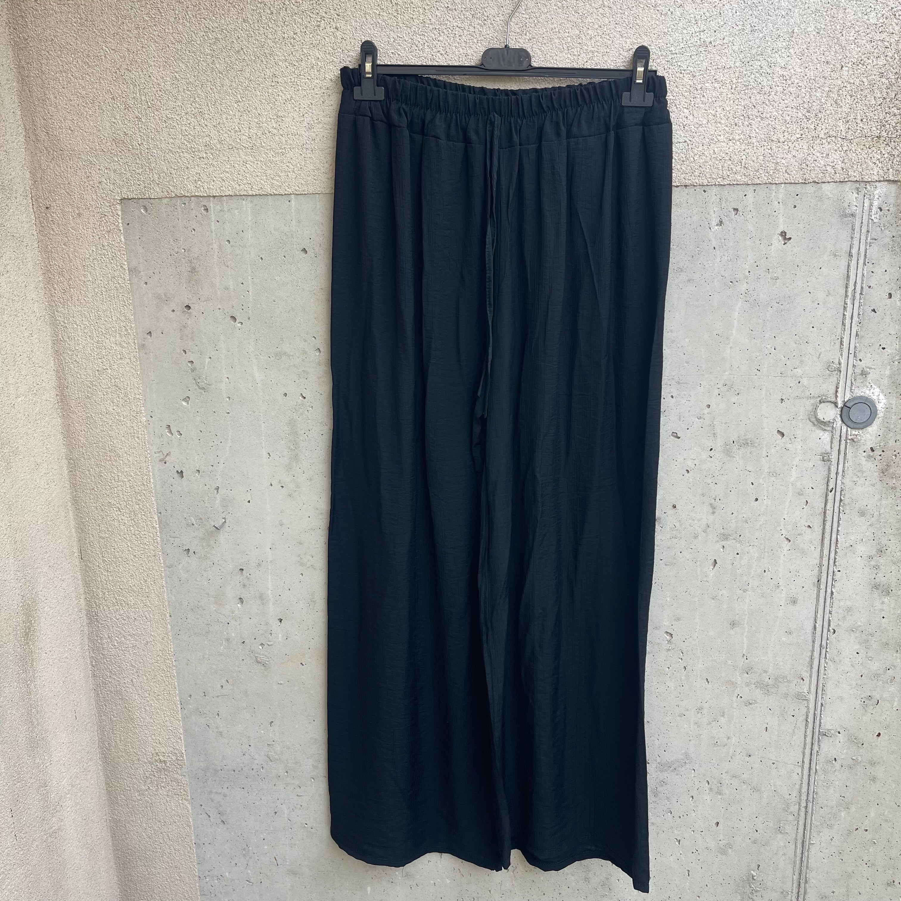 pantalone OVER palazzo crepè