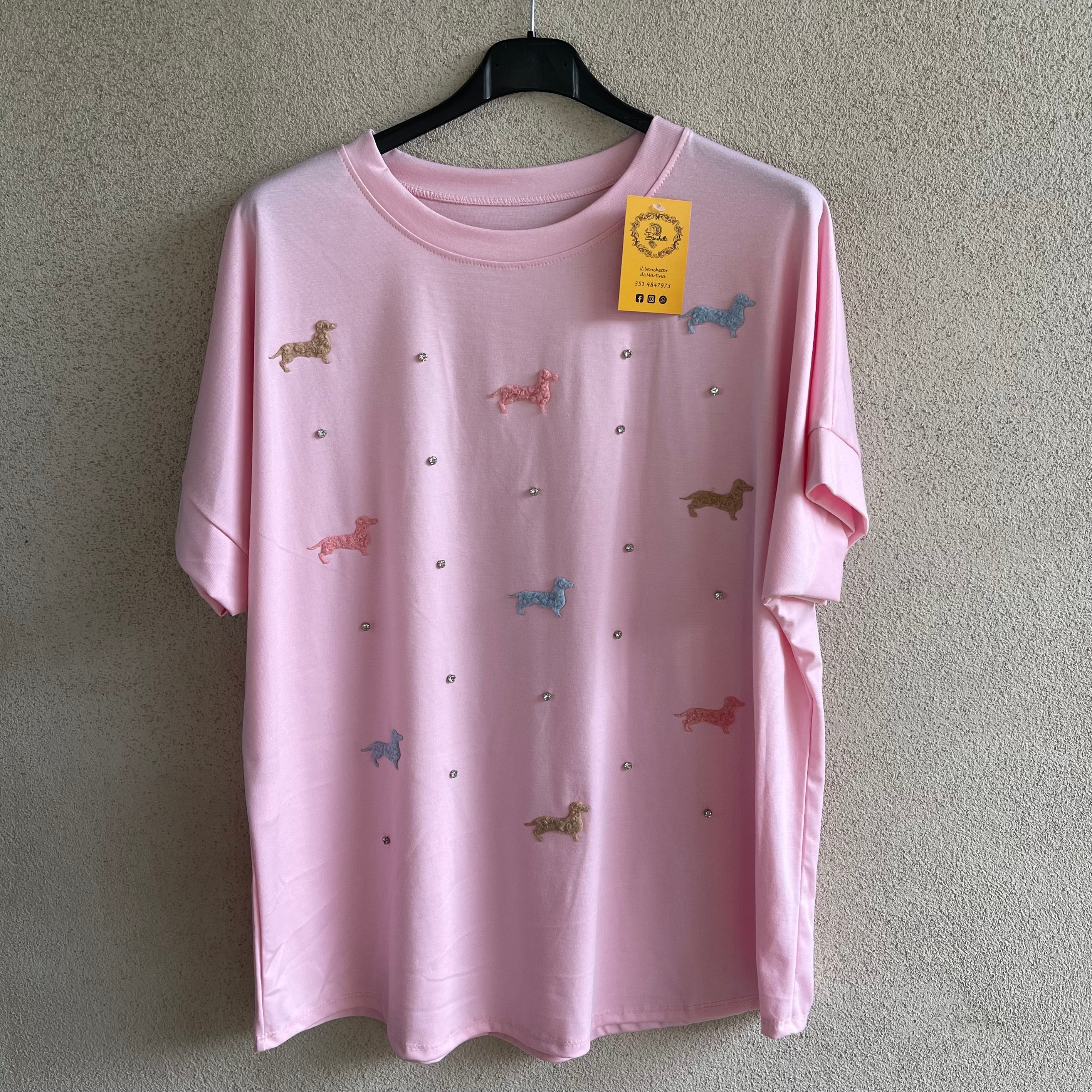 t-shirt CAGNOLINI&STRASS