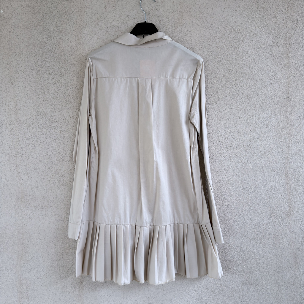 camicia PLISSETTATA