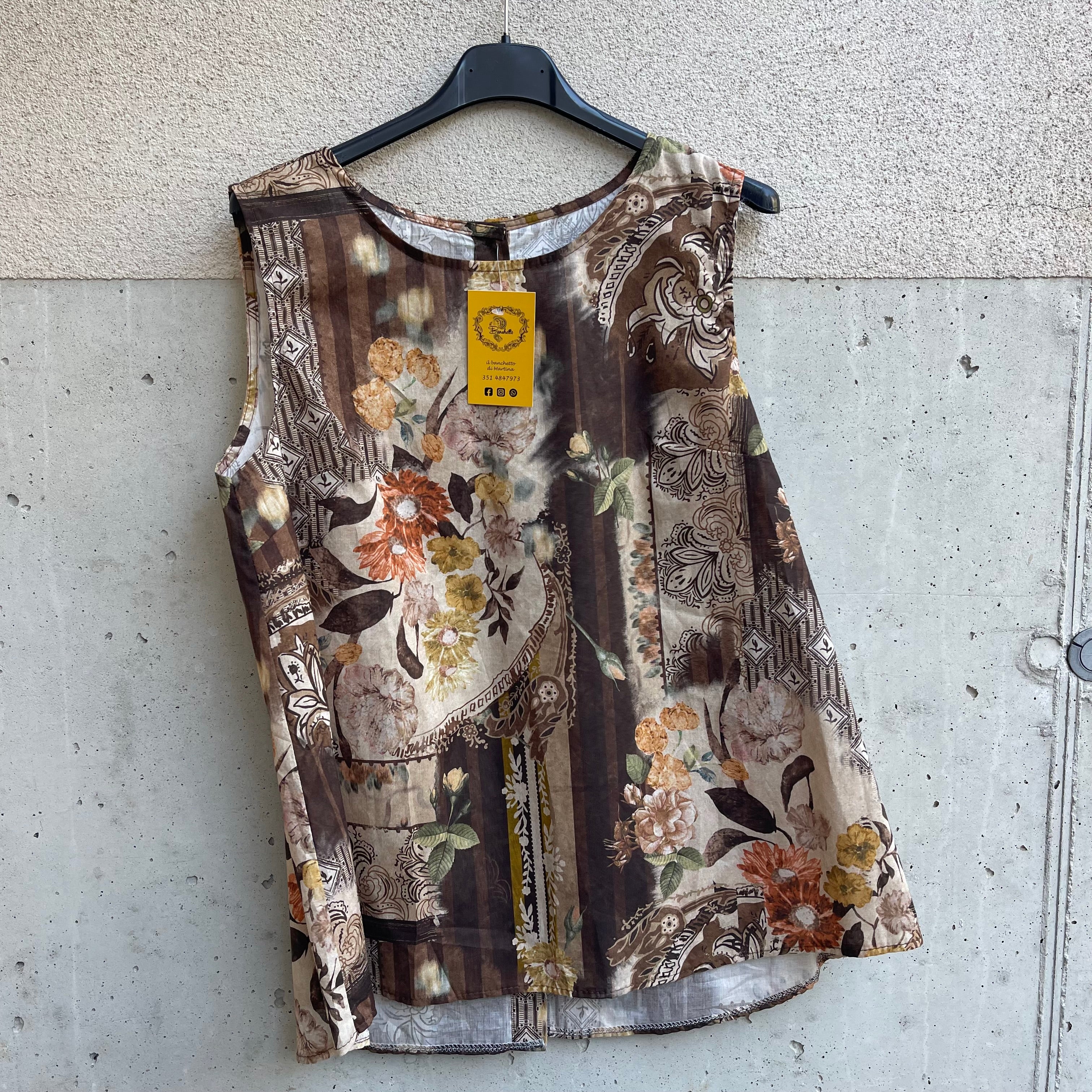 canottina cotone FLOREAL