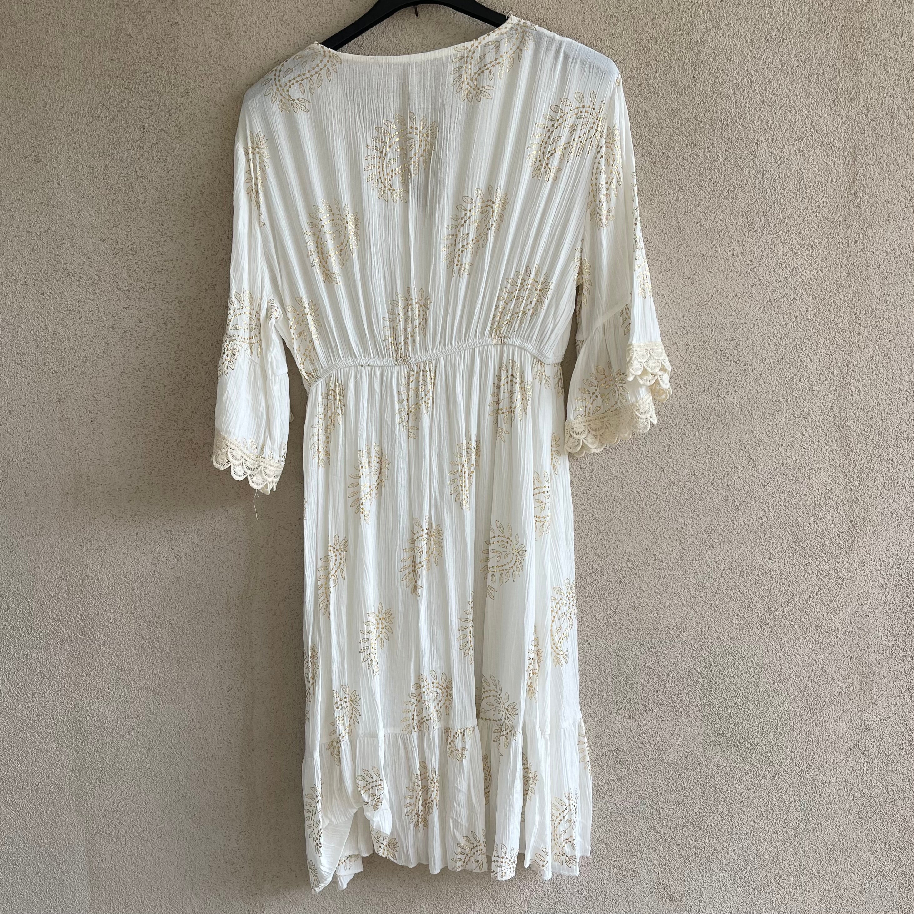 abito WHITE&GOLD manica 3/4