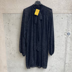 abito nero pizzo&paillettes