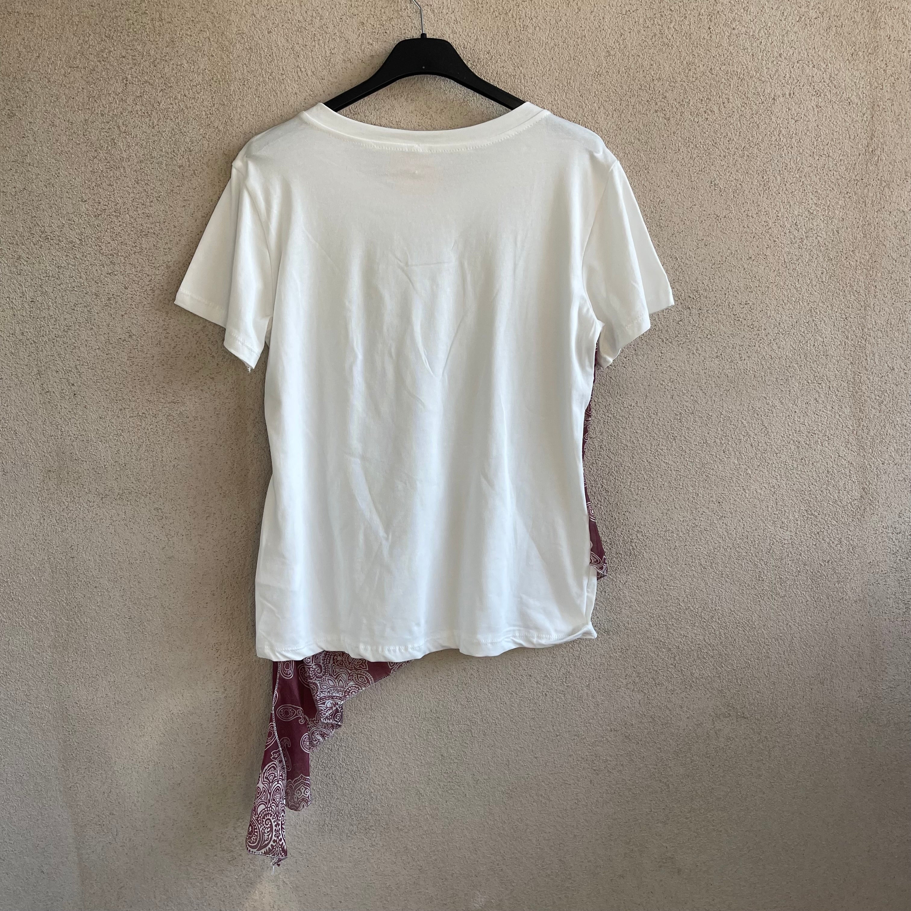 t-shirt con TOP BANDANA