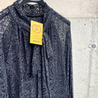 abito nero pizzo&paillettes