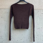 maglioncino crop SCOLLATURA incrocio