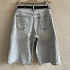 bermuda DENIM BAGGY grey