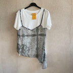 t-shirt con TOP BANDANA