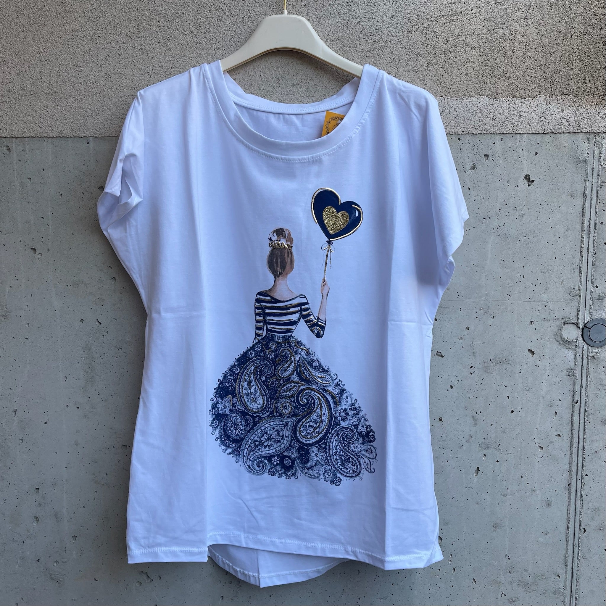 t-shirt over PRINCIPESSA CUORE
