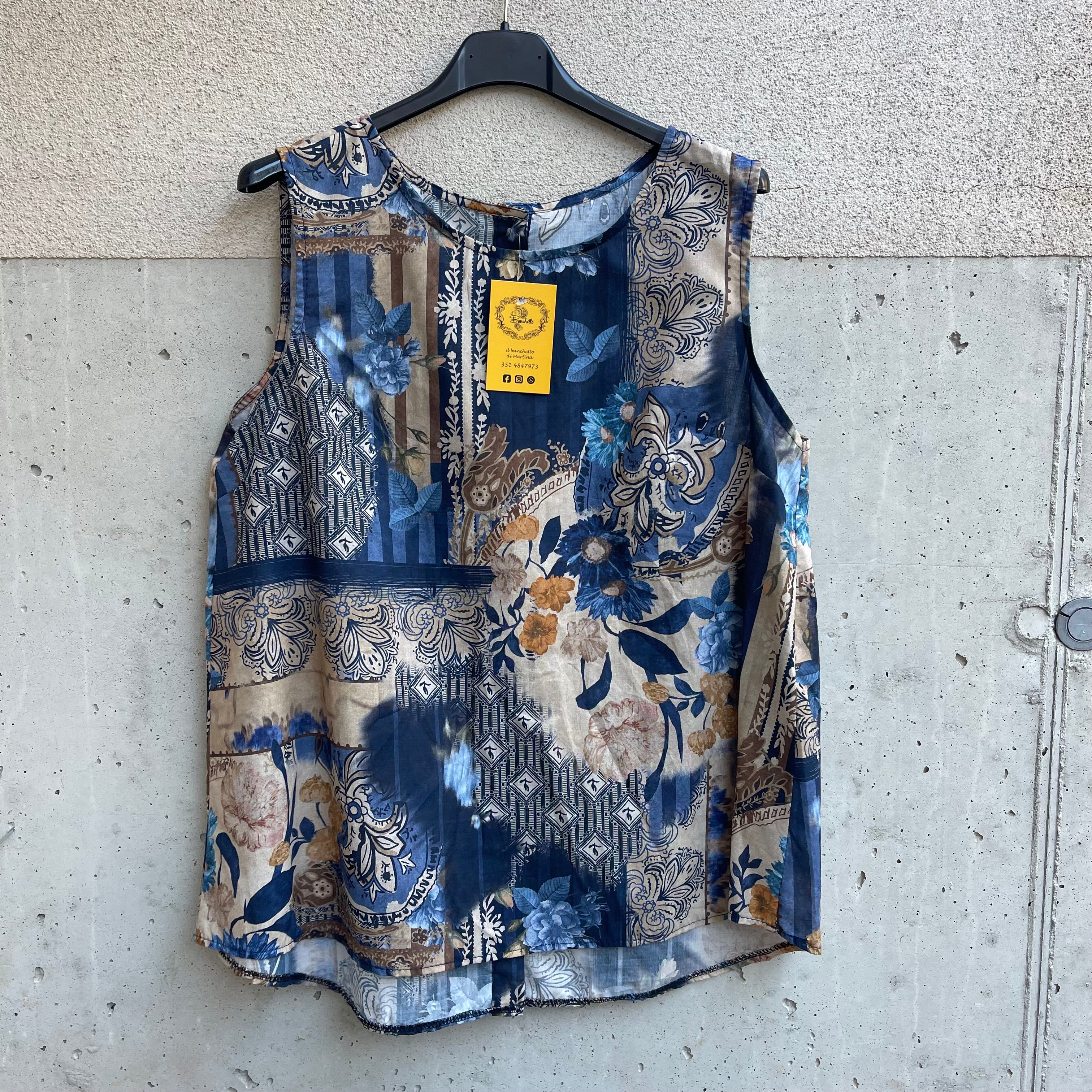 canottina cotone FLOREAL