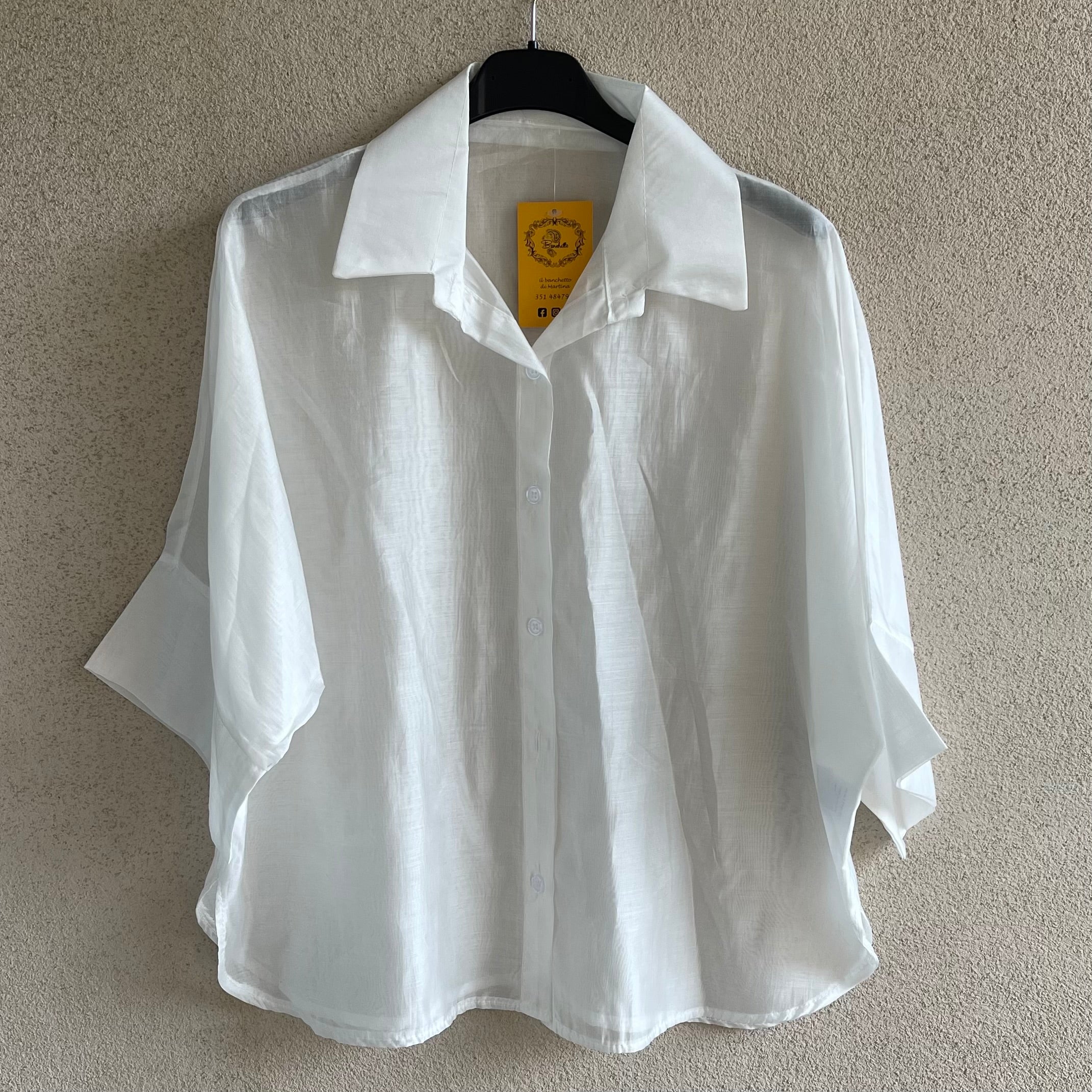 camicia over velata