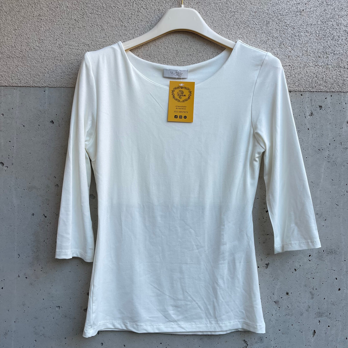 maglia BASIC girocollo manica 3/4