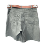 pantaloncino in cotone con cintura