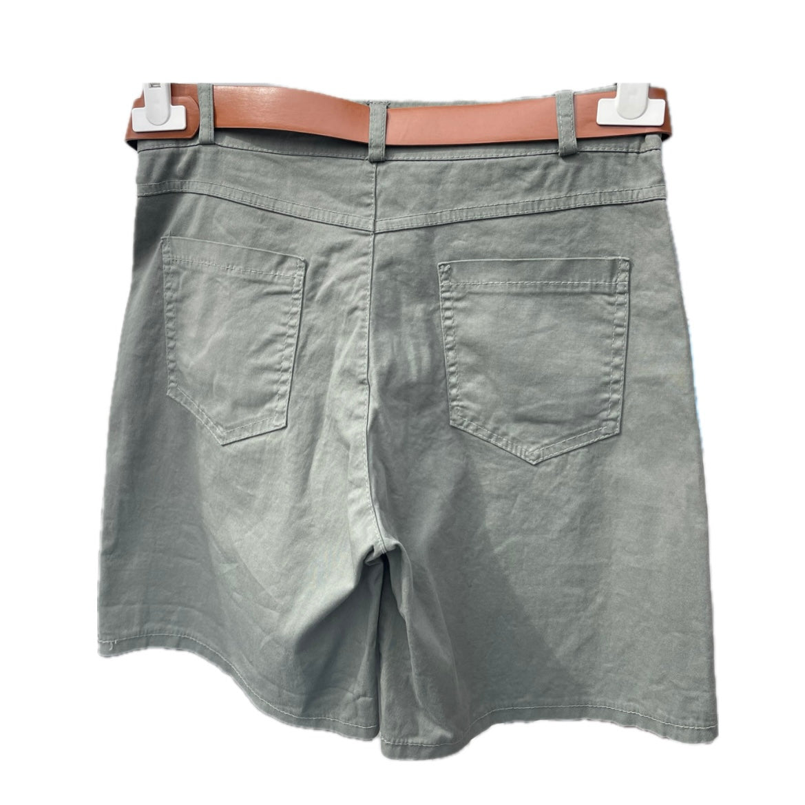 pantaloncino in cotone con cintura