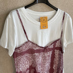 t-shirt con TOP BANDANA