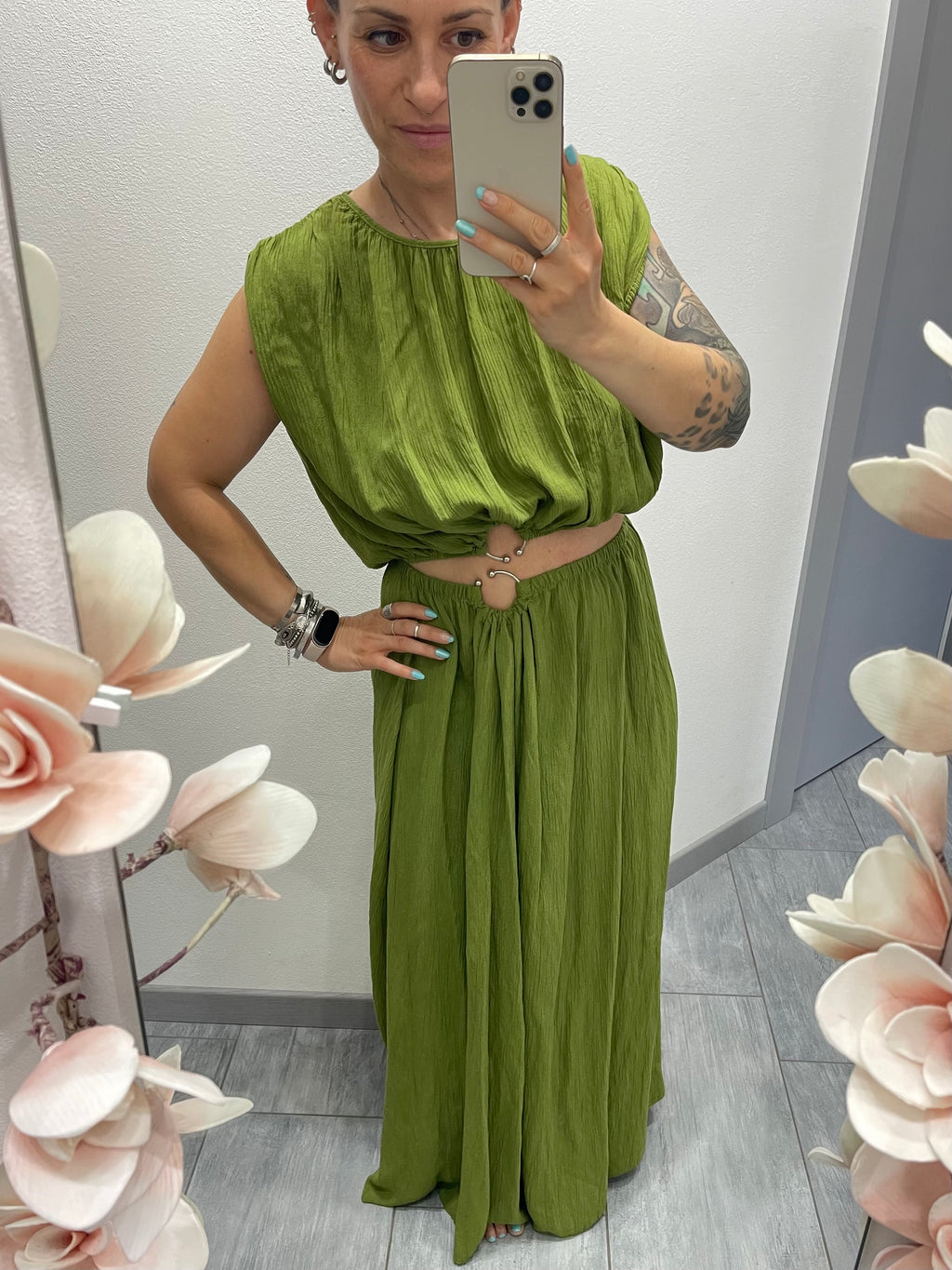 coordinato top&gonna con GIOIELLO