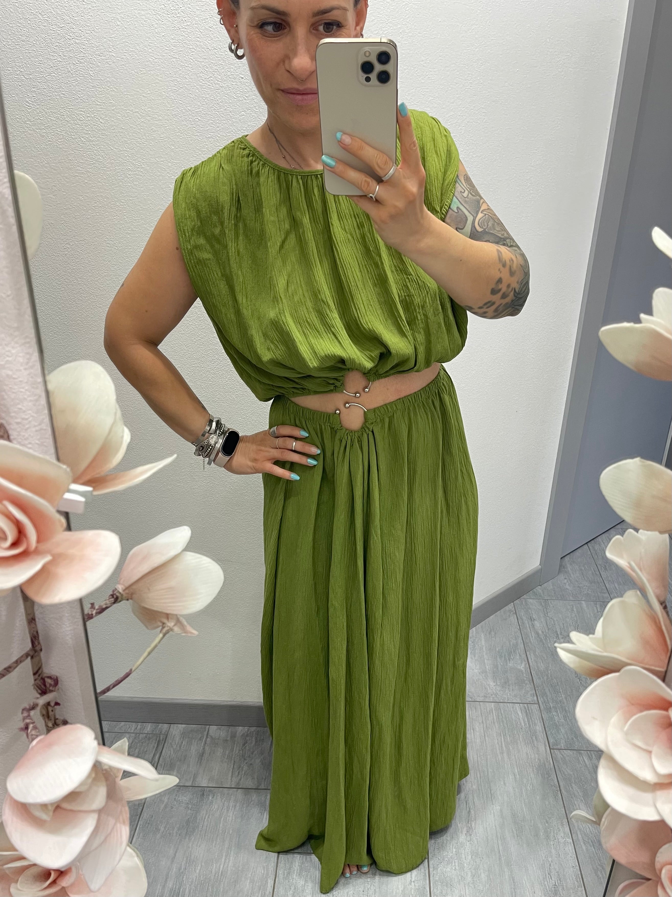 coordinato top&gonna con GIOIELLO